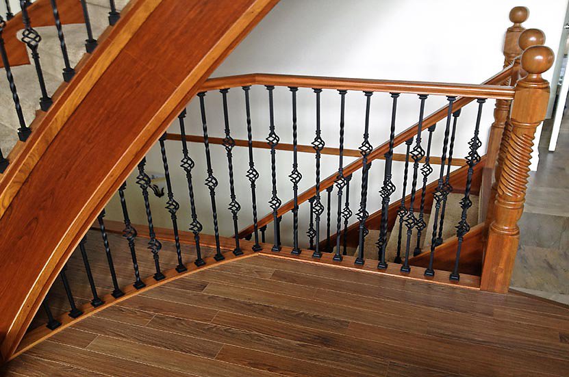 curved stair process