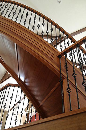 curved stair process