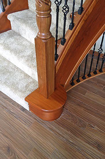 curved stair process