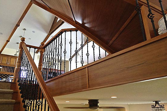 curved stair process