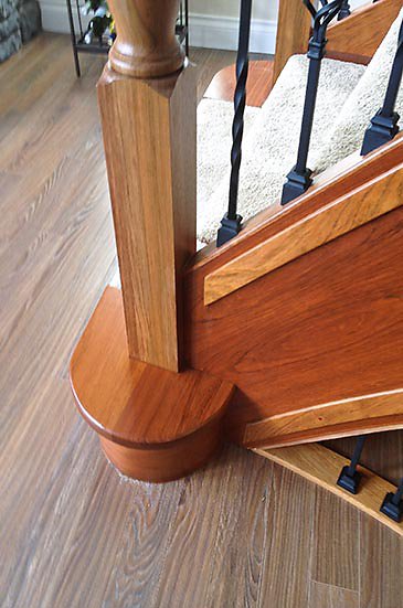 curved stair process