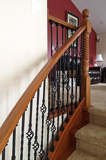 curved stair process