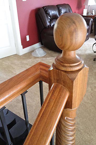 curved stair process