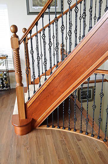 curved stair process