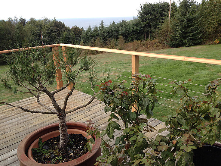deck and railing