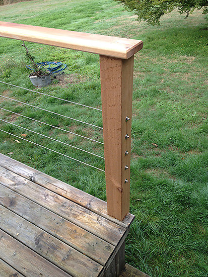deck and railing